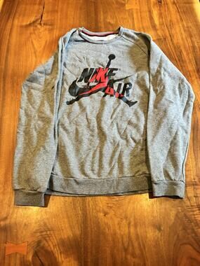 Mens Nike Air Jordan Jumpman Classics Crew Sweatshirt BV6006 091 Size M
